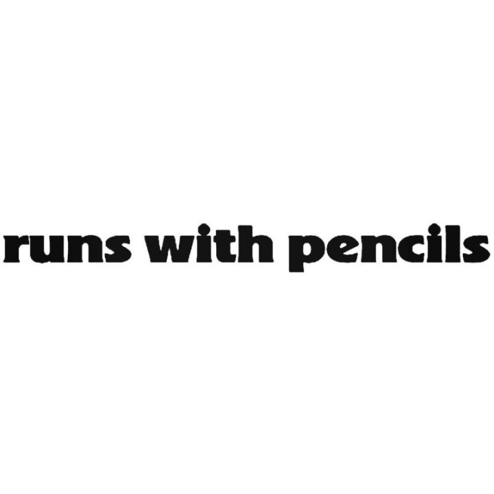 Runs With Pencils Stickers – Artist Quote Decals (2-Pack)