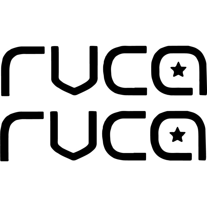 RVCA Fresh Stickers – Surf & Streetwear Vinyl Decals (2-Pack)