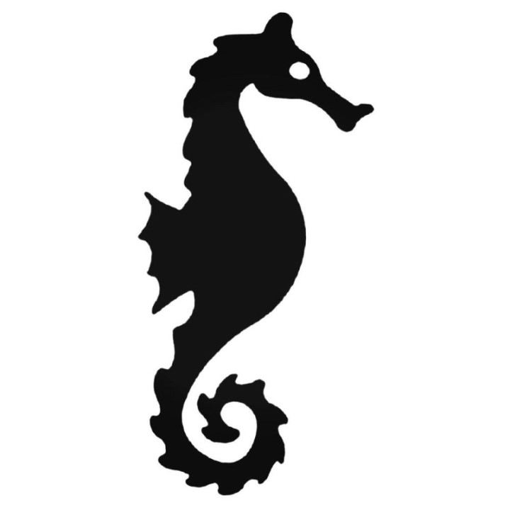 Seahorse Stickers – Ocean Sea Life Decals (2-Pack)