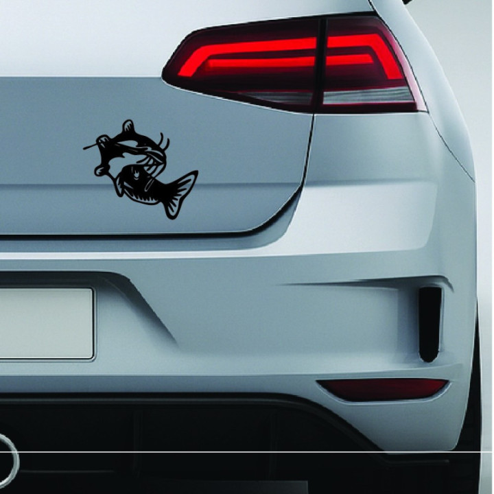 Buy Catfish Wildlfie Decal Sticker Style 2 Online