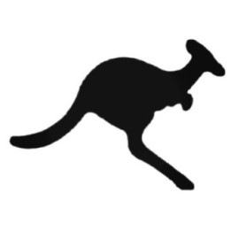 Buy Simple Kangaroo Decal Sticker Online