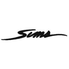Sims Snowboards Stickers – Retro Snowboard Decals (2-Pack)
