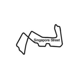 Buy Singapore Street Circuit Racetrack Decal Sticker Online