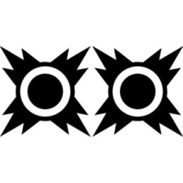Star Wars Sith Order Symbol Stickers – Dark Side (2-Pack)