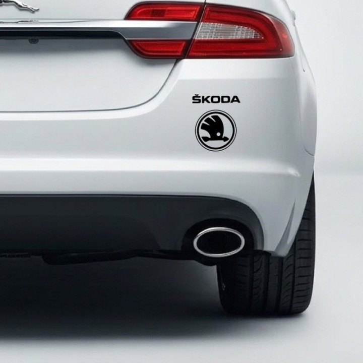 Skoda Stickers – Octavia Fabia Superb Kodiaq RS Decals (2-Pack)