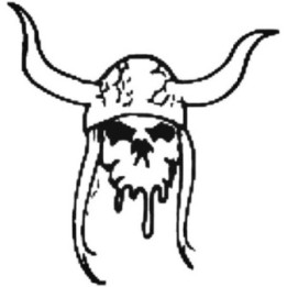 Viking Skull Helmet Stickers – Biker Gothic Decals (2-Pack)