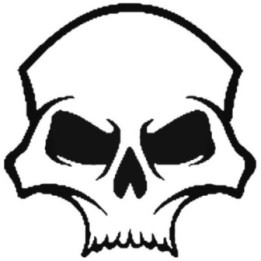 Skull Stickers – Skeleton Head Vinyl Decals (2-Pack)