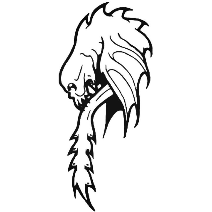 Grim Reaper Skull Stickers – Gothic Reaper Decals (2-Pack)