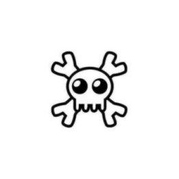 Cute Skull & Crossbones Stickers – Cartoon Pirate Decals (2-Pack)