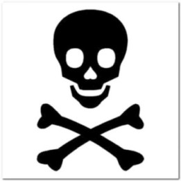 Skull and Crossbones Stickers – Jolly Roger Decals (2-Pack)