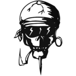 Buy Skulls S Skull With Ice Pick Decal Online