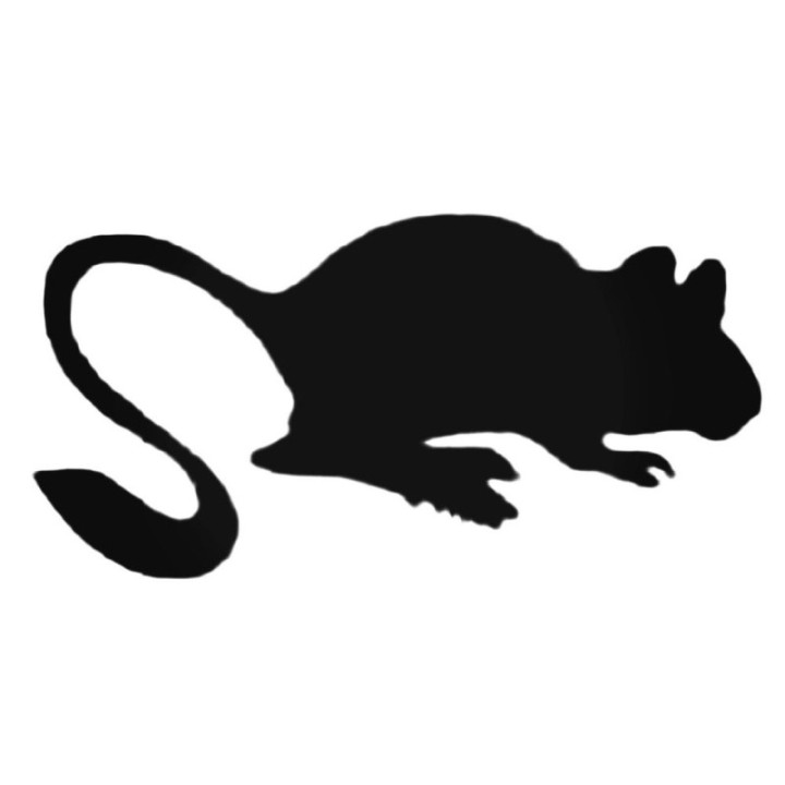 Buy Small Mouse With Wide Tipped Tail Decal Sticker Online