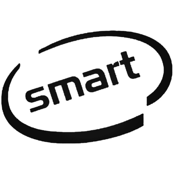 Buy Smart Oval Decal Sticker Online