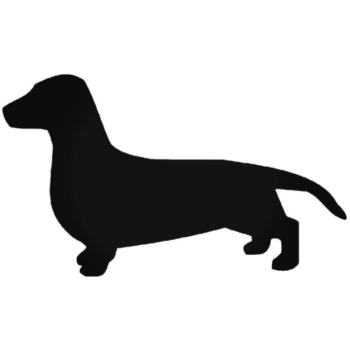 Buy Smoothhaired Dachsund Dog 2 Vinyl Decal Sticker Online