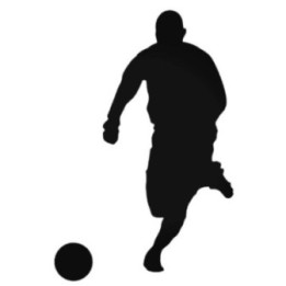 Buy Soccer Player Giving Attempted Pass Decal Sticker Online