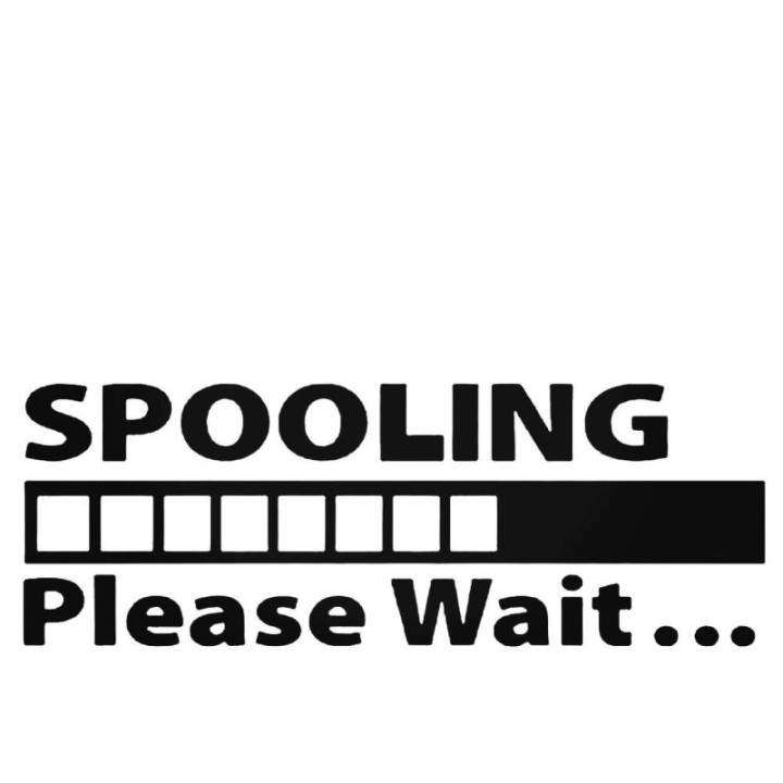 Buy Spooling Please Wait Jdm Decal Sticker Online