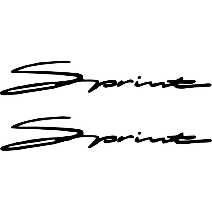 Sprint Filter Stickers – Motorcycle Car Performance Air Filter Decals (2-Pack)