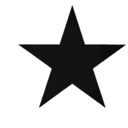 Star Shape Stickers – Five Point Star Decals (2-Pack)
