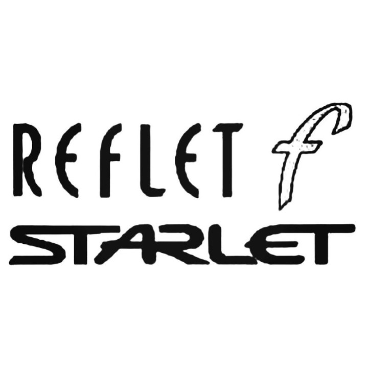 Buy Starlet Reflet F Decal Sticker Online
