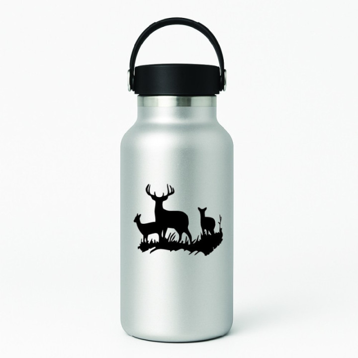 Buy Deer Family Wildlfie Decal Sticker Style 2 Online