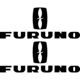Furuno Stickers - Marine Electronics Brand Decals (2-Pack)