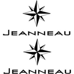 Jeanneau Stickers – French Sailing Yacht Decals (2-Pack)