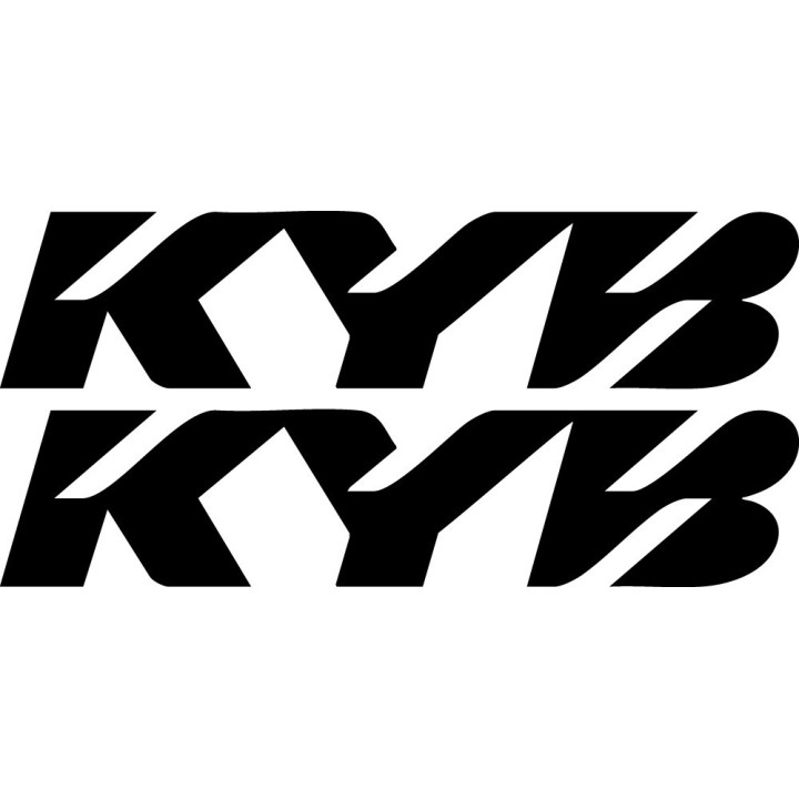KYB Kayaba Stickers – Suspension Fork Shock Motorsport Decals (2-Pack)