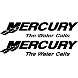 Mercury Outboards Stickers – Water Calls Marine Decals (2-Pack)