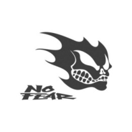 No Fear Skull Stickers – Motocross BMX Decals (2-Pack)