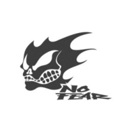 No Fear Skull Stickers – Motocross BMX Decals (2-Pack)