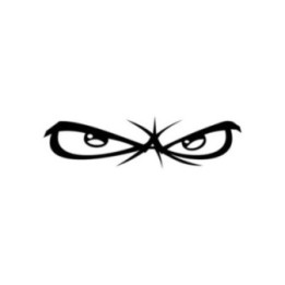 No Fear Eyes Stickers – Motocross Eye Decals (2-Pack)