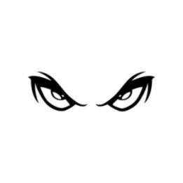 No Fear Eyes Stickers – Action Sports Decals (2-Pack)