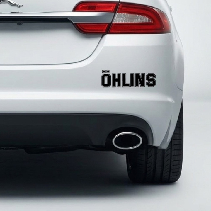 Öhlins Suspension Stickers – MotoGP Racing Decals (2-Pack)