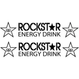 Rockstar Energy Stickers – MX Rally Snowboard Sponsor Decals (2-Pack)