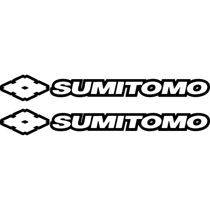 Sumitomo Tyres Stickers – Contour Tyre Vinyl Decals (2-Pack)