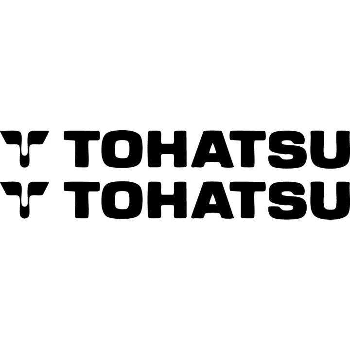 Tohatsu Stickers – Outboard Engine Marine Decals (2-Pack)