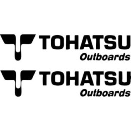 Tohatsu Outboard Motor Stickers – Marine Decals (2-Pack)