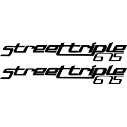 Triumph Street Triple 675 Stickers – Naked Sport Motorcycle Decals (2-Pack)