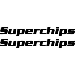 Superchips Stickers – ECU Remap Golf Audi Ford Decals (2-Pack)