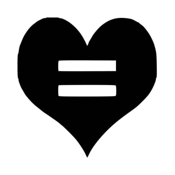 Marriage Equality Heart Stickers – LGBTQ Pride Decals (2-Pack)