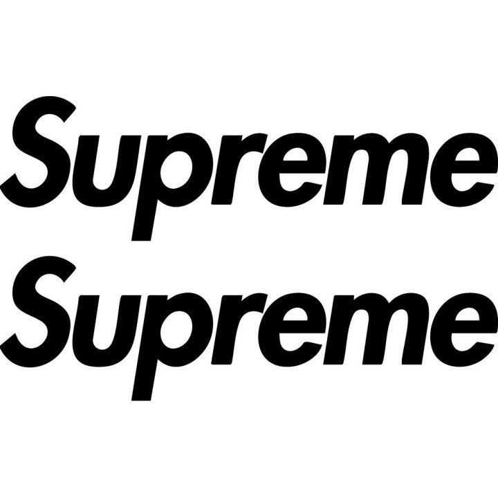 Supreme Stickers – Hypebeast Skateboard Decals (2-Pack)