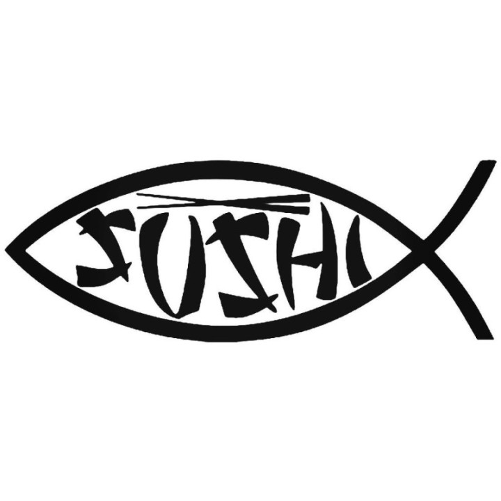 Buy Sushi Evolution Fish Internet Meme Vinyl Decal Sticker Online