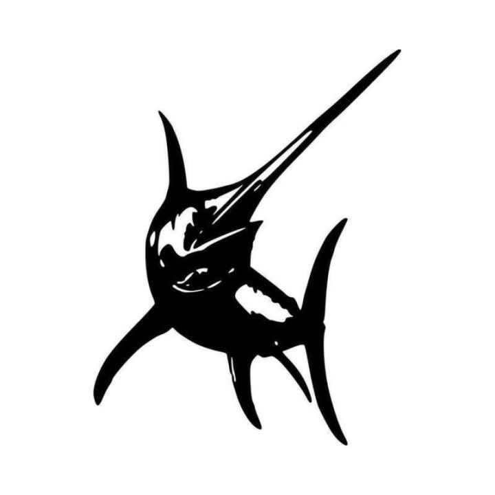 Buy Swordfish Vinyl Decal Sticker Online