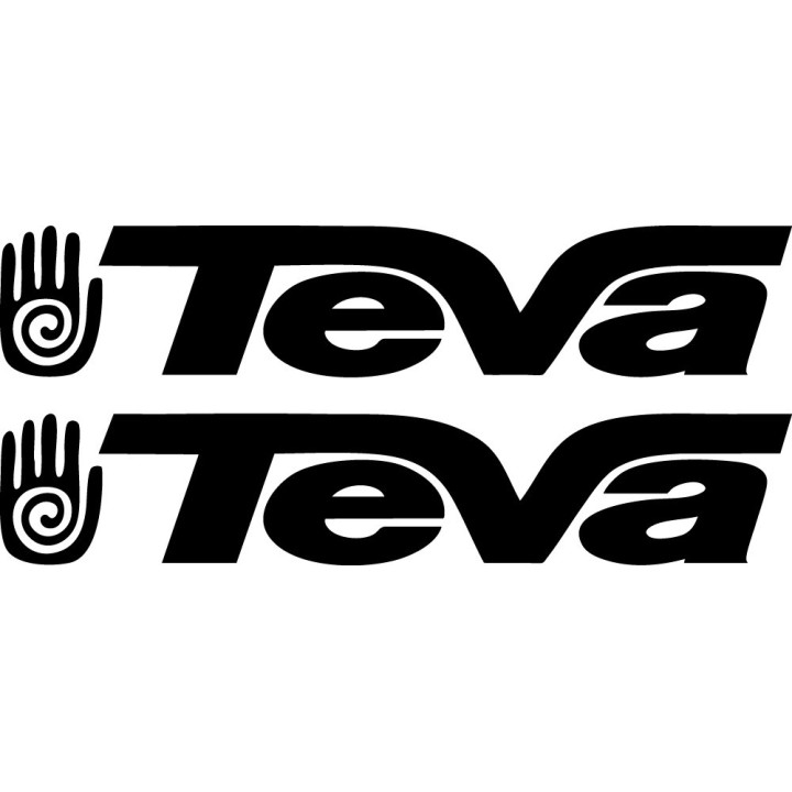 Teva Stickers – Original Universal Outdoor Decals (2-Pack)