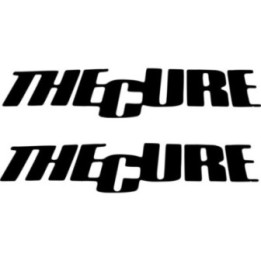 The Cure Stickers – Post-Punk Gothic Rock Decals (2-Pack)