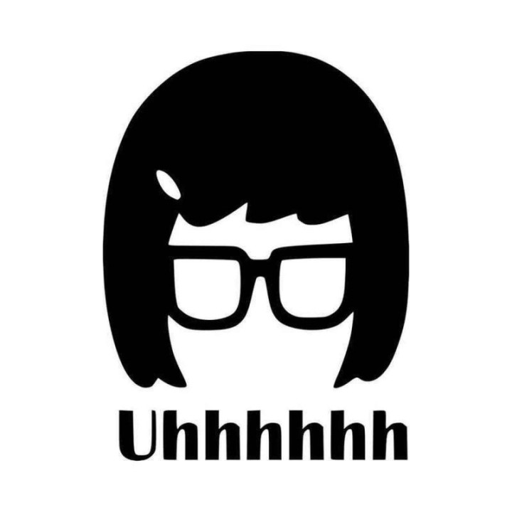 Tina Belcher Stickers – Bob's Burgers Decals (2-Pack)