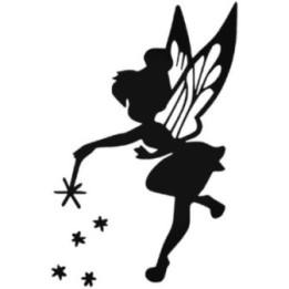 Tinker Bell Stickers – Disney Fairy Silhouette Decals (2-Pack)