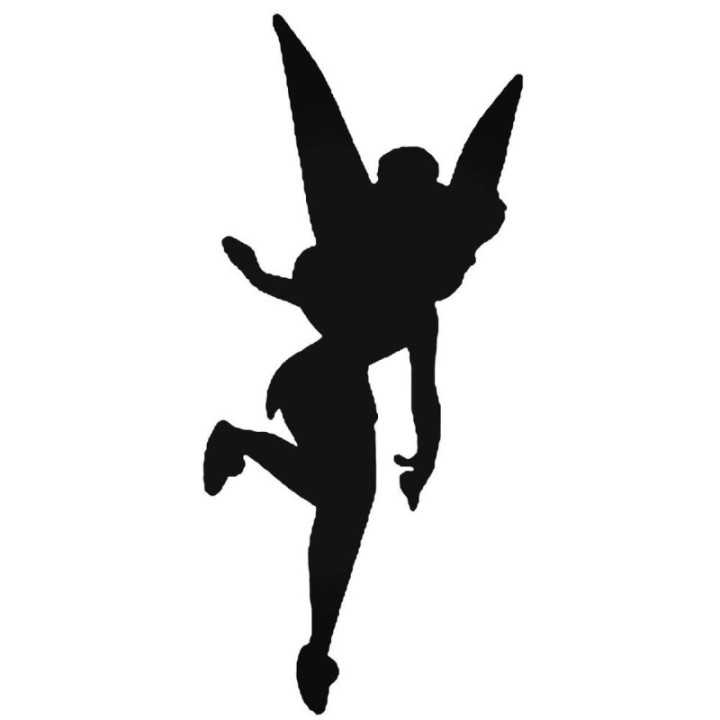 Tinker Bell Stickers – Disney Fairy Silhouette Decals (2-Pack)