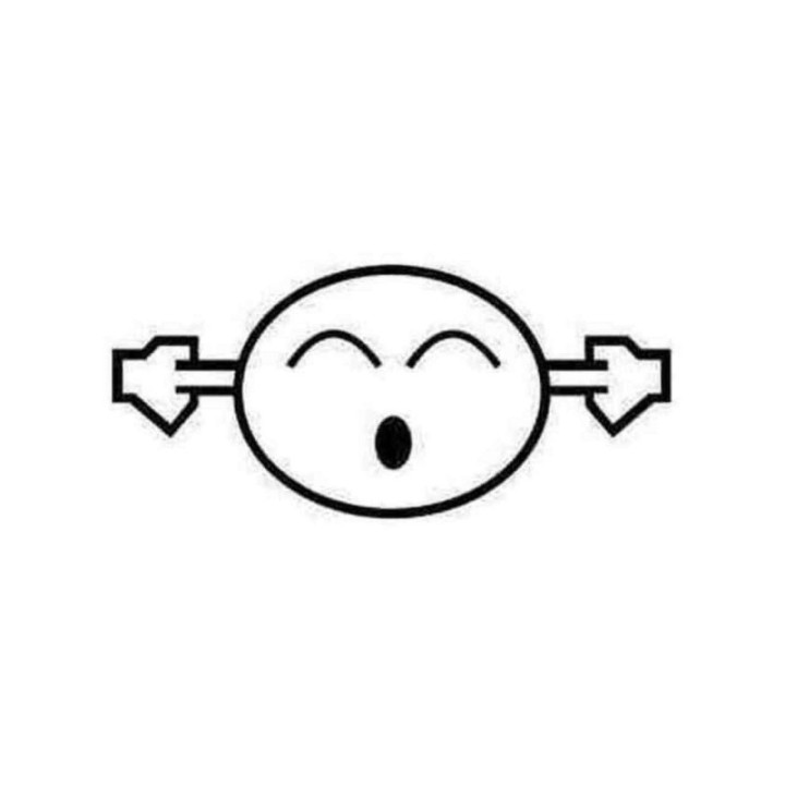Buy Too Loud Smiley Jdm Decal Sticker Online