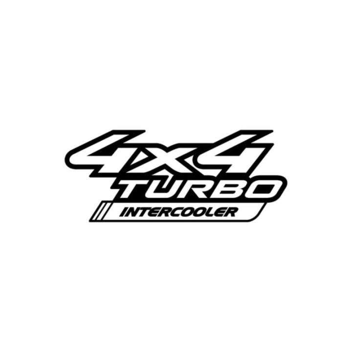Buy Toyota 4x4 Turbo Intercooler Vinyl Decal Sticker Online